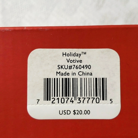 Lenox Holiday Votive NWT - Picture 5 of 7